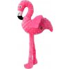 Dog Fantasy Recycled Toy plameniak pískací so šuštiacimi krídlami 49 cm