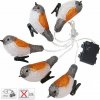LED reťaz BIRD 25x LED IP44 3xAA, osvetlenie 5 vtáčikov PRO - 8091139