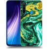 Picasee silikónový prehľadný obal pre Xiaomi Redmi Note 8 - Green Gold