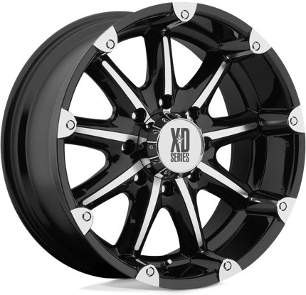 XD XD779 BADLANDS 9x18 8x165 ET-12 gloss black machined