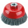 EXTOL Kartáč hrnčekový M14 vlnitý, oceľový drôt 0,3mm, 75mm Extol 17002