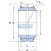 SKF GE 70 ES-2LS kĺbové ložisko oceľ/oceľ