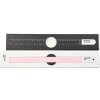 PANTONE pravítko 30 cm Light Pink 182 klasické obojstranné dĺžka 37 cm materiál ko 101470182