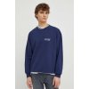 Levi's mikina pánska s bavlnou RELAXD GRAPHIC CREW 38712 tmavomodrá S