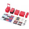 RCprofi Súprava rybárskych kufrov, červená