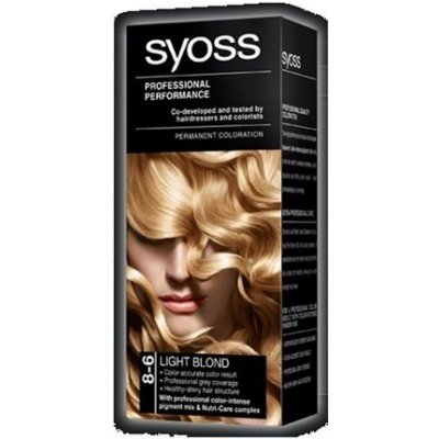 Syoss permanentná farba na vlasy Light Blond - svetlo plavá 8-6 od 4,25 € -  Heureka.sk