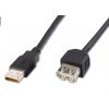 PREMIUMCORD USB 2.0 predlžovací kábel, A-A, 3 m čierny kupaa3bk PremiumCord