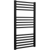 Kúpeľňový radiátor, vodný Luxrad 378 W 400 x 922 mm, čierny