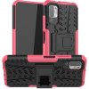 PROTEMIO 32937 STAND Extra odolný obal Xiaomi Redmi Note 10 5G / Poco M3 Pro ružový