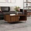 vidaXL Konferenčný stolík hnedý dub 90x60x35 cm kompozitné drevo 827067