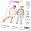 Strih Burda 9326 - Detské pyžamo