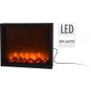 Vianočná dekorácia LED kov/sklo 41×10×25 cm – ozdoba na krb a stôl s adaptérom