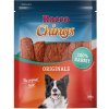 Rocco Chings Originals Bezobilninové mäsové žuvacie pásiky Králik 200 g