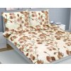Bellatex Povlečení bavlna, Zahrada béžová - 240x200, 2ks 70x90cm