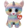 TY Beanie Boos Jednorožec Mačka maskot Heather 42 cm
