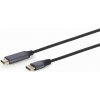 Gembird kábel DisplayPort (M) na HDMI (AM), 4K, Premium Series, 1.8 m, čierny CC-DP-HDMI-4K-6