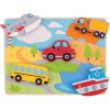 Bigjigs Toys Vkladacie puzzle dopravné prostriedky