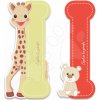 Janod drevené lepiace písmeno I Sophie The Giraffe 09553 béžové červené