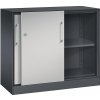 Skriňa s posuvnými dverami ASISTO, výška 897 mm ,šírka 1000 mm C+P