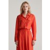 KOŠEĽA GANT REL HABOTAI SILK SHIRT ORANGE RED