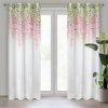 Biela záclona s kvetinovým motívom Šírka 140 cm | Dĺžka 250 cm biela