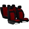 Pokter Autopoťahy pre Peugeot 206 1998-2012 Classic Plus - červené 2+3