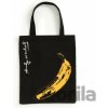 Galison Andy Warhol Banana Black taška Tote Bag