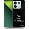 Picasee silikónový prehľadný obal pre Xiaomi Redmi Note 13 Pro 5G - Black Fuel