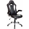 idea Kancelárske kreslo RACER čierna/biela