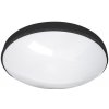 Baterie Centrum | LED Kúpeľňové stropné svietidlo CIRCLE LED/18W/230V 4000K pr. 30 cm IP44 čierna | BC0474