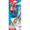 Maped trojhranné farbičky COLOR'PEPS, s gumou - 12 rôznych farieb