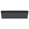 Truhlík s miskou RATOLLA CASE 78,3 cm - barva: umbra