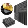 Veles-X Acoustic Self-Adhesive Wedges 30 x 30 x 5 cm - MVSS 302 Anthracite