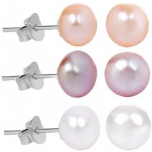 JwL Luxury Pearls sada perlových náušníc JL0426