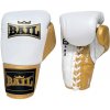 Boxerské rukavice 12 oz BAIL Profi 04 šněrovací zlatá/černá