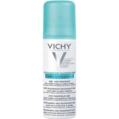 VICHY Deodorant antiperspirant 48 h bez škvŕn 125 ml - Vichy dezodorant deospray proti nadmernému poteniu dezodorant 48H 125 ml