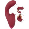 Javida 3 Function Vibrator Thrusting & Thumping Red