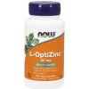 NOW L-OptiZinc Zinok + Meď, 30 mg, 100 rastlinných kapsúl Výživový doplnok