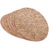 MAKRO - Podložka korok ovál 38,5x25cm sada 6ks