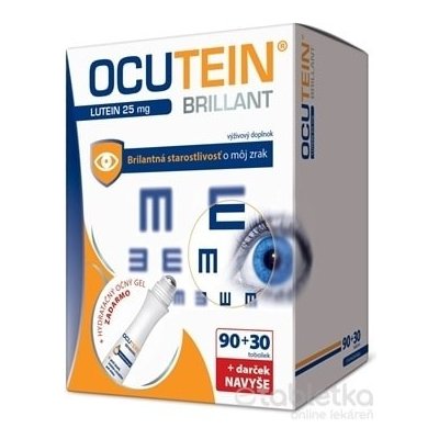 Ocutein Brillant Luteín 25 mg Da Vinci 90+30 kapsúl + darček