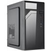 EUROCASE skříň ML M6-590B, Mini Tower, 1xUSB-C, 2x USB 3.0, 2x audio, černá (P001050859591)