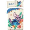 Halantex · Bavlnené posteľné obliečky Lilo & Stitch - motív Aloha - 100% bavlna - 70 x 90 cm + 140 x 200 cm