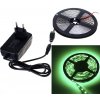 Topled Kompletná sada led pásik 5m, SMD 3528, 60 led/m, 4,8W/m, IP65, zelený, adaptér 24W