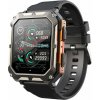 Chytré hodinky Rubicon SmartWatch Rubicon RNCF27 černé silikonové konverzace BT Call.