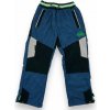 Chlapčenské outdoorové nohavice s gumou v páse modrej farby Modrá