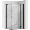 REA Sprchová kabína Hugo Black 100x80