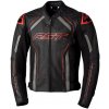 RST 102977 S1 CE MENS LEATHER JACKET černá/ červená vel.46