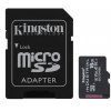 Karta Kingston 16GB microSDHC Industrial C10 A1 pSLC + adaptér SD