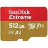 SanDisk microSDXC Extreme 512GB 190/130 MB/s A2 C10 V30 UHS-I U3 SDSQXAV-512G-GN6MA