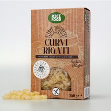 RiceFood Bezlepkové ryžové cestoviny Curvi Rigati kolienka 250 g